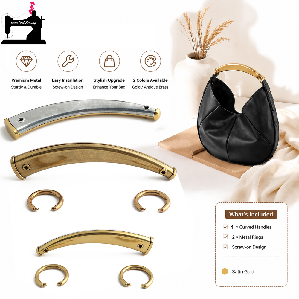 Luxury Bags Repair - 2/4/8 個高級サテンゴールド牛角財布ハンドルオープンジャンプリング付き交換用ハンドバッグ DIY クラフトバッグ修理アクセサリー
