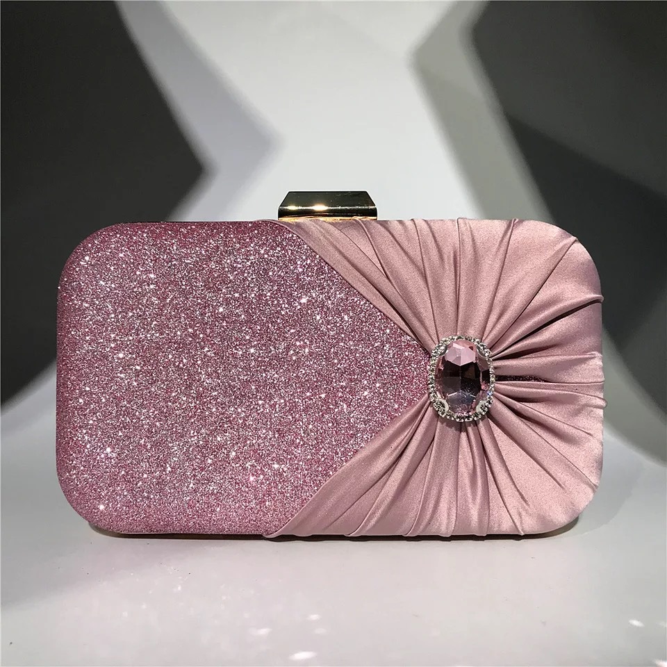 Luxury Bags Green - シルバー高級クリスタルイブニングバッグフラワーデザイナーダイヤモンドデイクラッチ女性の結婚式ブライダル財布 2025 新グリーン