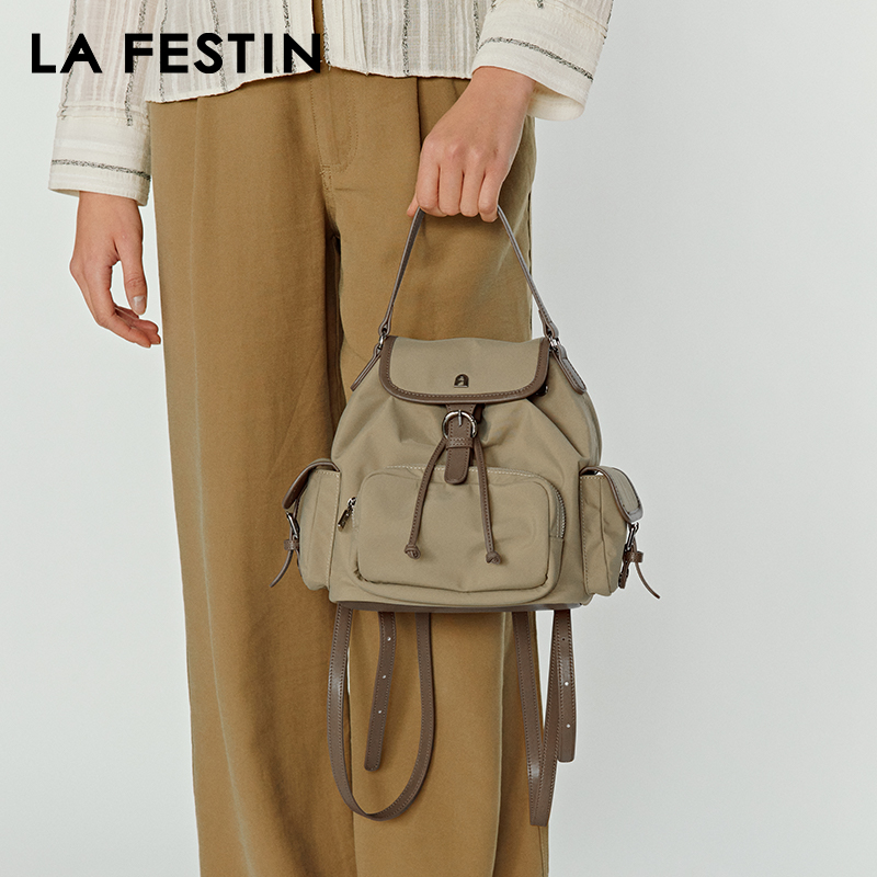 Luxury Zipper Bags - LA FESTIN オリジナルバックパック女性用新しいバッグ旅行バックパック大容量バッグデザイナー高級バッグカジュアルスクールバッグ