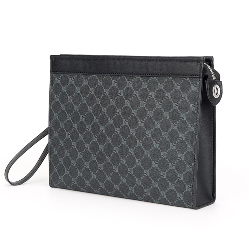 Wristlet Wallet Zipper - 新しい男性クラッチバッグ男財布封筒バッグ財布ビジネス男性電話クラッチバッグデザイナー男性バッグリストレットバッグ