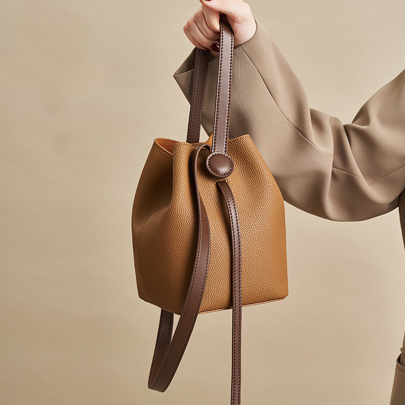 Luxury Bags Level - クラシックな女性用ウォーターバケットハンドバッグ、ファッショナブルな高級レザー、トップレベルの女性用バッグ、高品質でおしゃれなアクセサリー