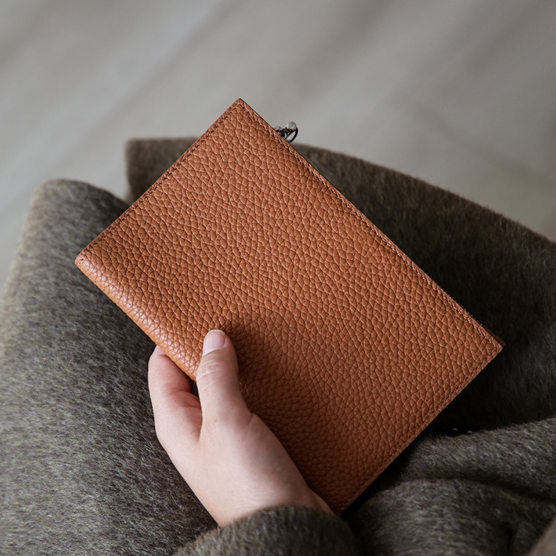 レザーパスポートホルダーカバーケース防水旅行クレジットカード - Wristlet Wallet Zipper のレビューと価格