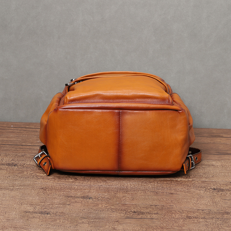 YETTIES メンズ ヴィンテージ ベジタブルタンニンなめ - Genuine Leather Backpack のレビューと価格