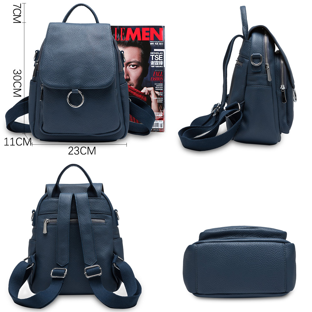 Zency 新ファッション女性バックパック 100% 本革冬 - Genuine Leather Backpack のレビューと価格