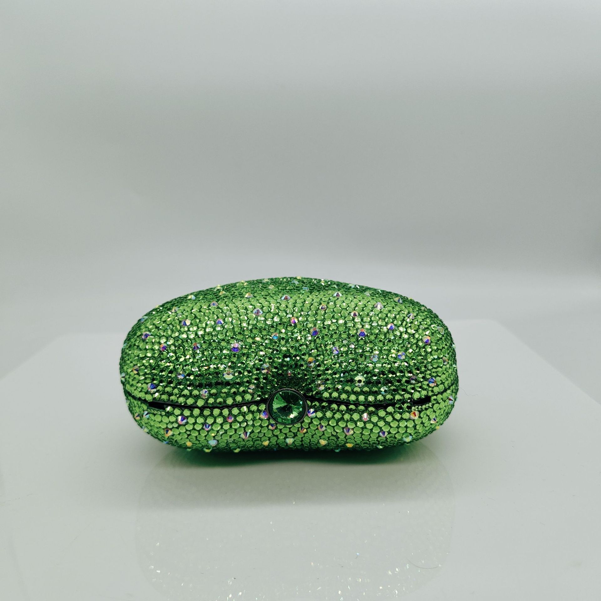 ハイエンドハートシェイプ女性クリスタルイブニングバッグ WH - Luxury Bags Green のレビューと価格