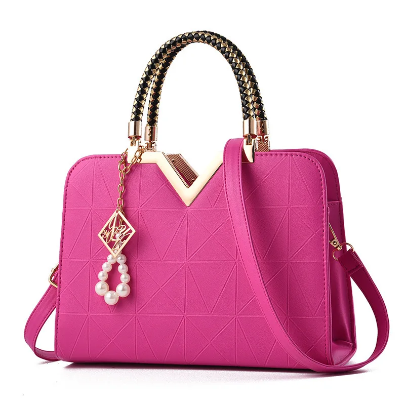 女性ハンドバッグパッチワークショルダーメッセンジャーオフィス - Luxury Bags Ph のレビューと価格