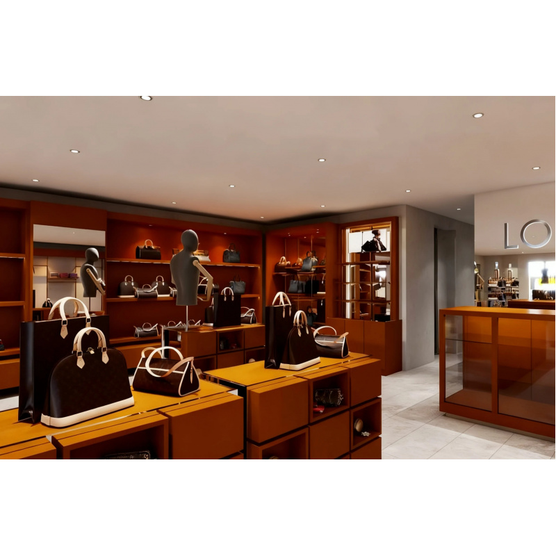 高級ハンドバッグ店什器、バッグ店インテリアデザイン家具、高級 - Luxury Bags In Store のレビューと価格