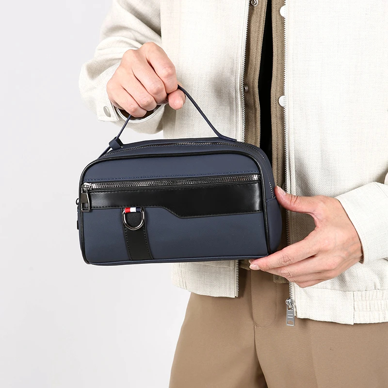 ビジネスリストレットフォンウォレット男性用カジュアルハンドバ - Wristlet Wallet Zipper のレビューと価格