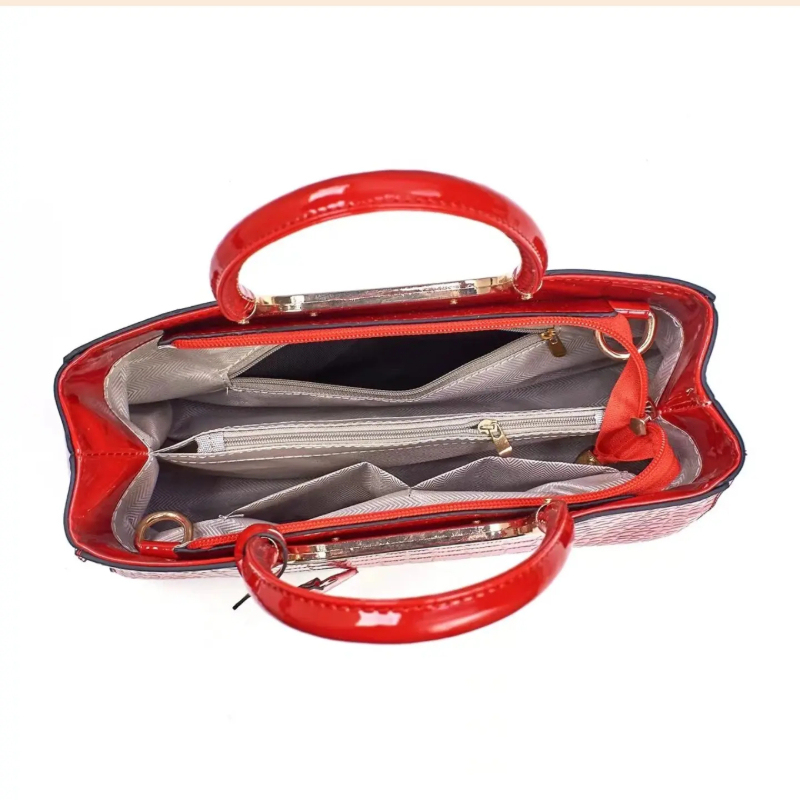 レディースハンドバッグセット、軽量高級PU素材クロスボディシ - Luxury Zipper Bags のレビューと価格