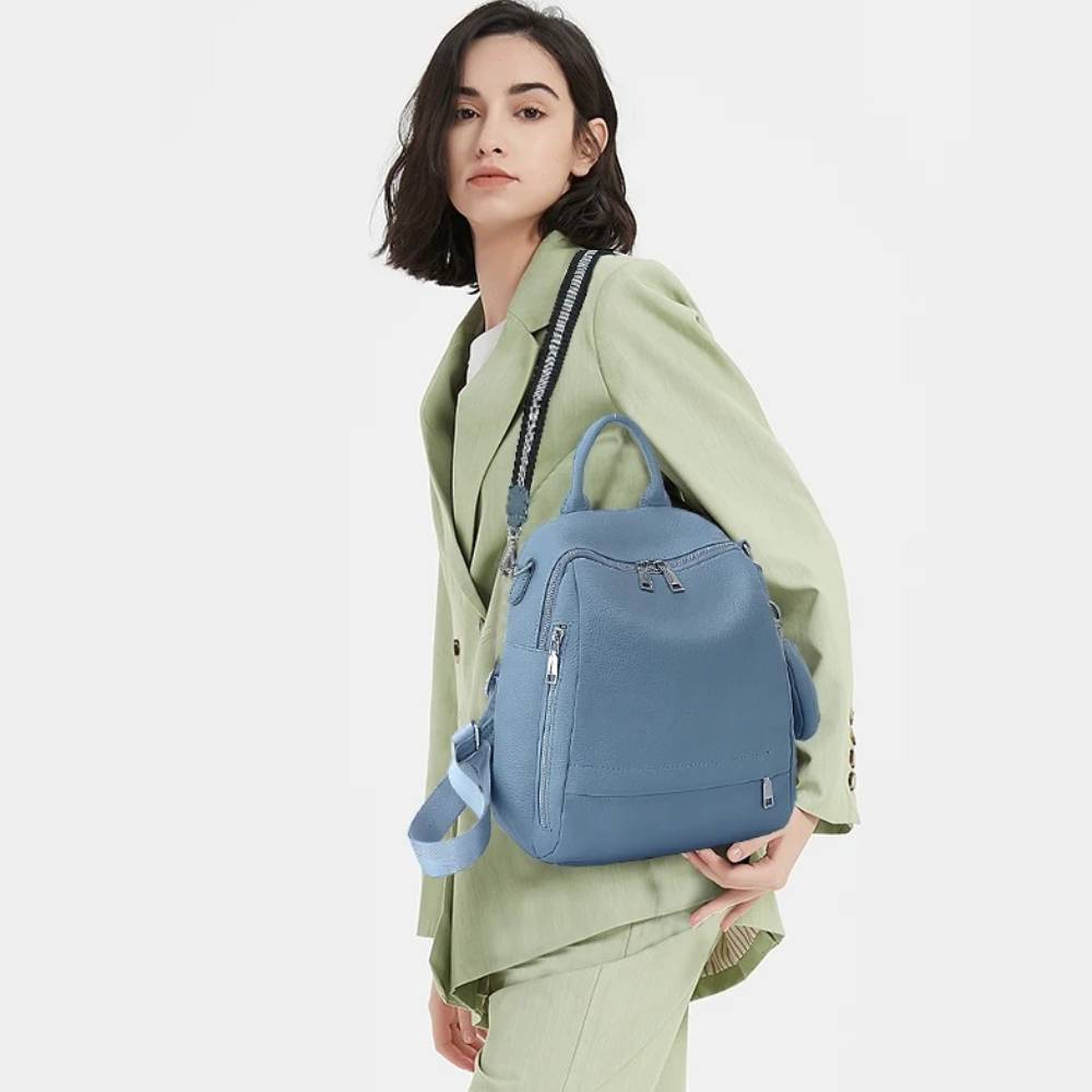 Zency レディース 本革バックパック 高品質スクールバッ - Genuine Leather Backpack のレビューと価格