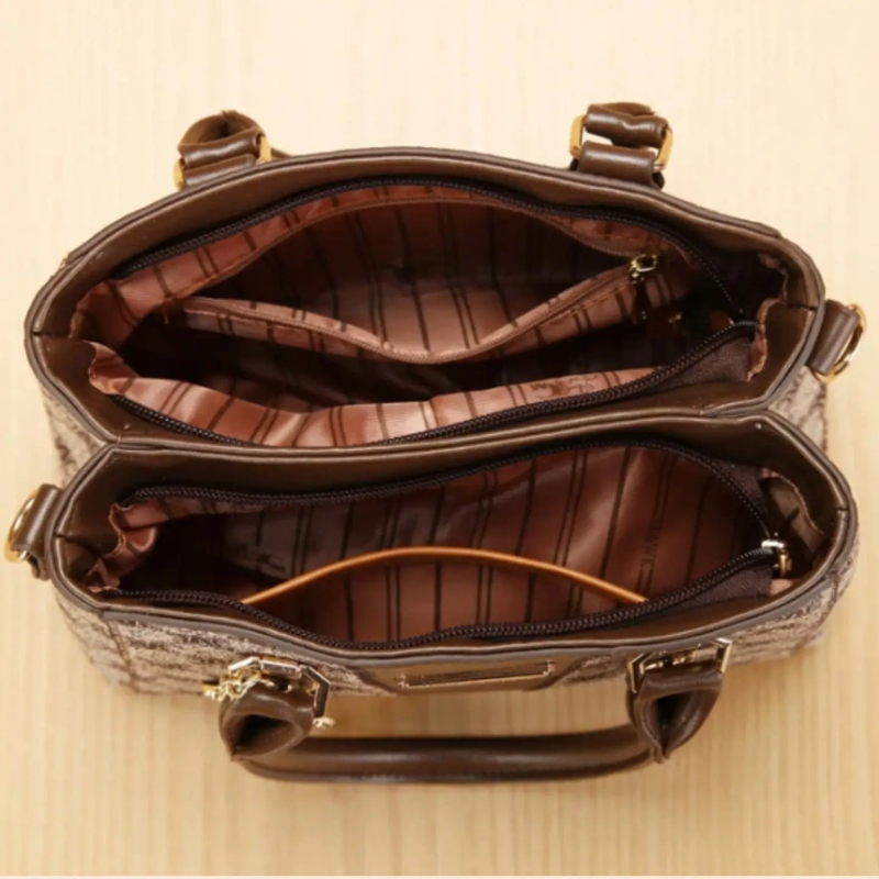 軽贅沢な高級感のあるレタープリントハンドバッグ、ファッショナ - Luxury Zipper Bags のレビューと価格