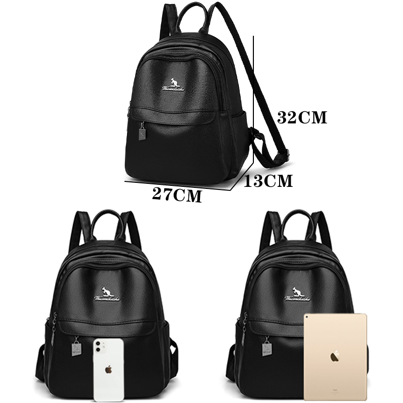2024 新しい女性のショルダーバッグ高品質レザーバックパッ - Luxury Zipper Bags のレビューと価格