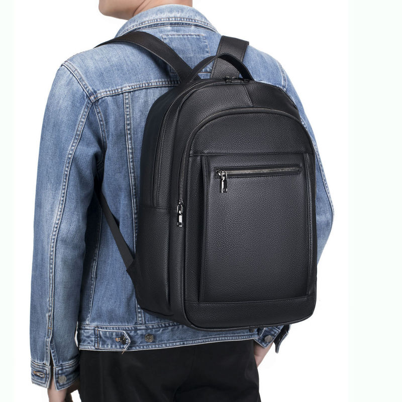 スーパーレザー ダブルショルダーバッグ メンズ用 - 軽量ト - Genuine Leather Backpack のレビューと価格