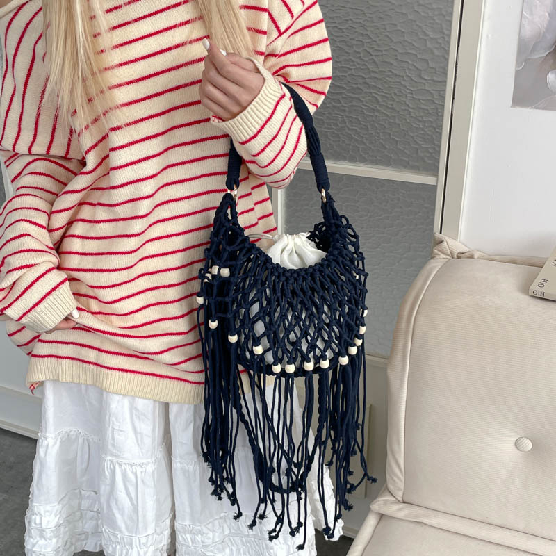 夏のライトラグジュアリーヴィンテージ風中空デザインビーチボヘ - Luxury Bags In Sale のレビューと価格