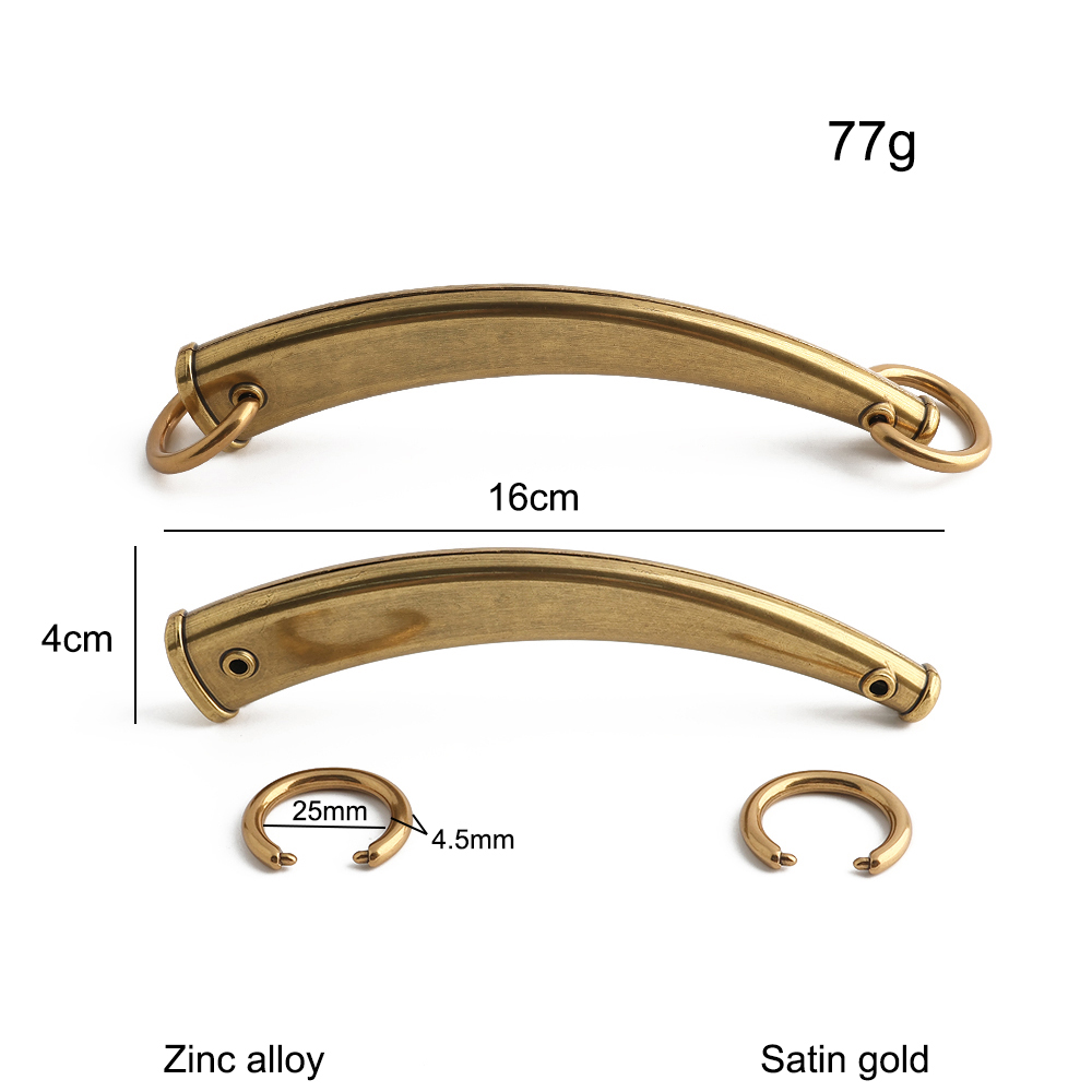 2/4/8 個高級サテンゴールド牛角財布ハンドルオープンジャ - Luxury Bags Repair のレビューと価格
