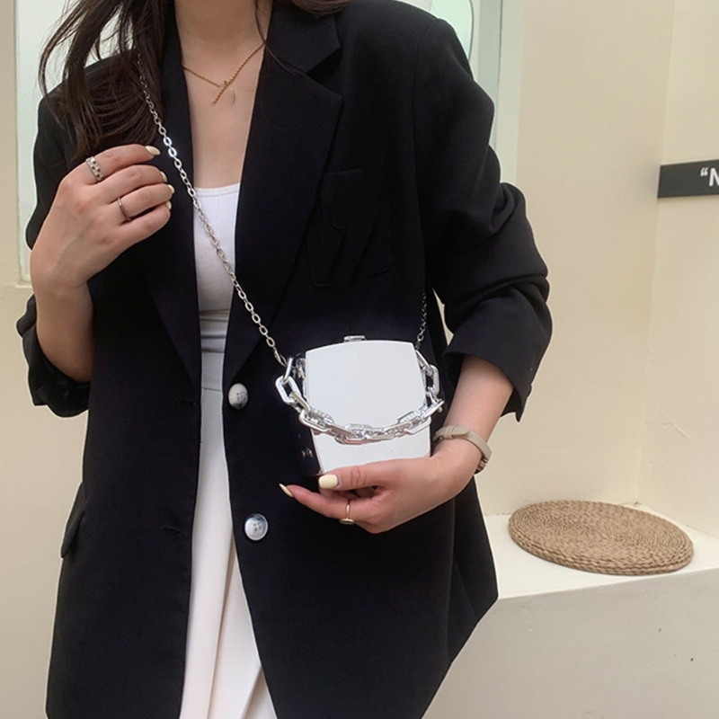 女性のためのゴールデンミニイブニングクラッチ,小さなPVCボ - Luxury Zipper Bags のレビューと価格