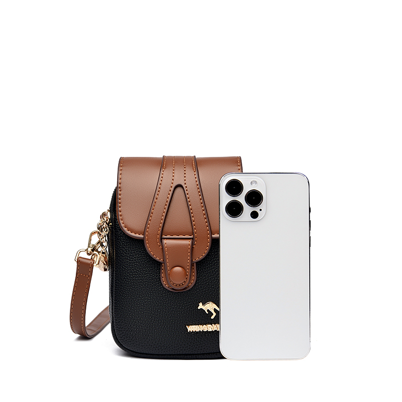 新しい小さな電話バッグショルダーバッグ女性用レザー財布高級デ - Luxury Zipper Bags のレビューと価格