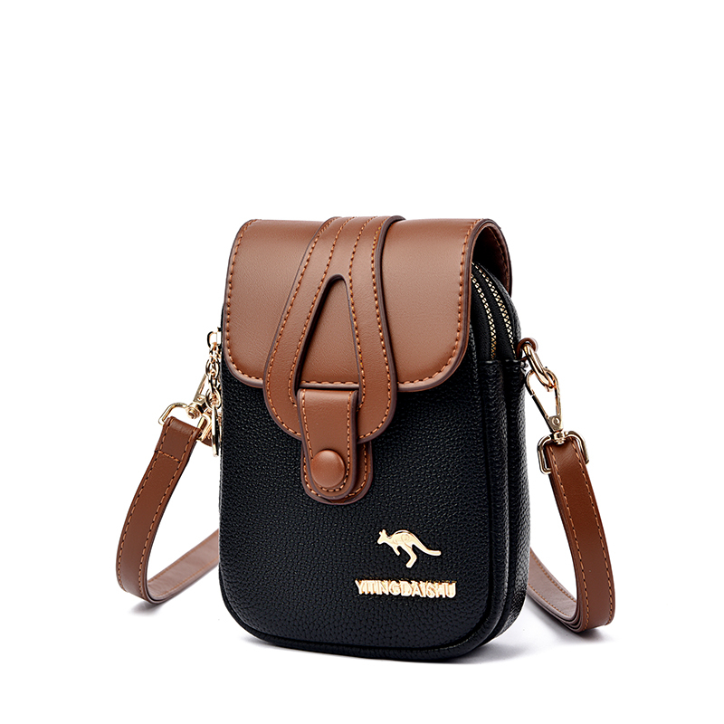 新しい小さな電話バッグショルダーバッグ女性用レザー財布高級デ - Luxury Zipper Bags のレビューと価格