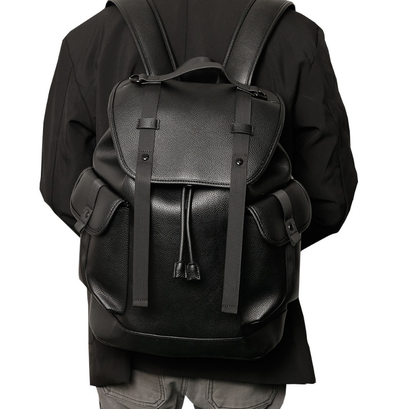 新しいファッションバックパック男性フラップトラベルバッグメン - Luxury Bags That Fit Laptop のレビューと価格