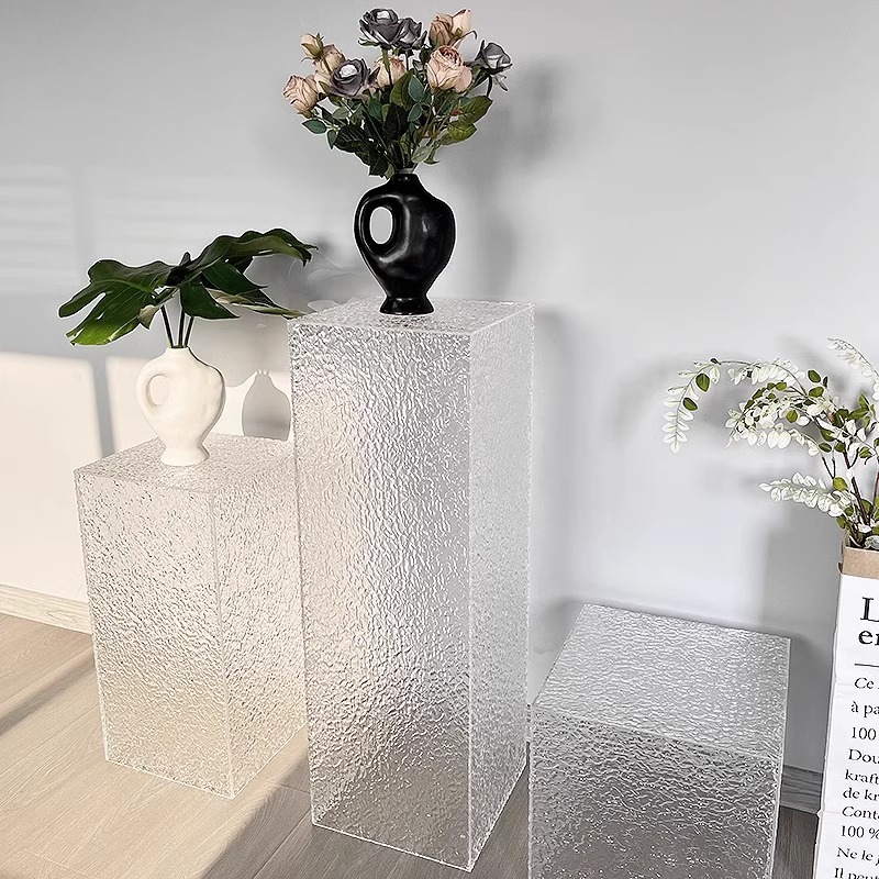 軽贅沢衣料品店陳列棚 鉢植え棚 透明中島プラットフォーム バ - Luxury Bags In Store のレビューと価格