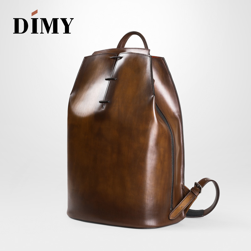 DIMY 2025 新作 メンズ 本革 ベネチア スクリット - Genuine Leather Backpack のレビューと価格