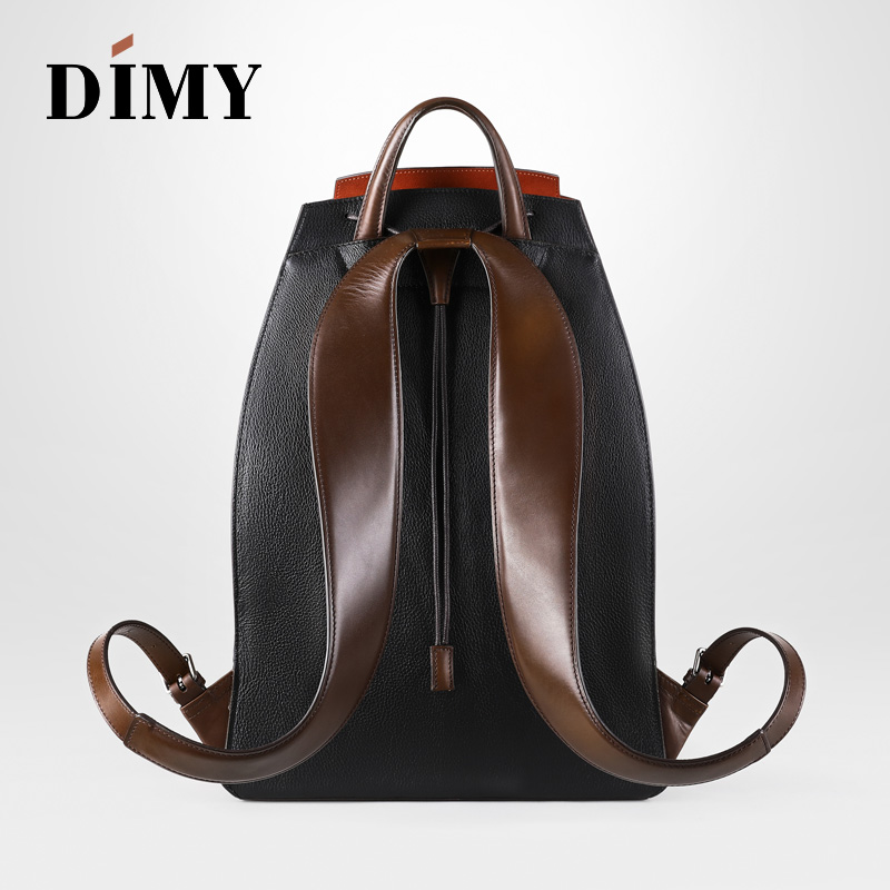 DIMY 2025 新作 メンズ 本革 ベネチア スクリット - Genuine Leather Backpack のレビューと価格