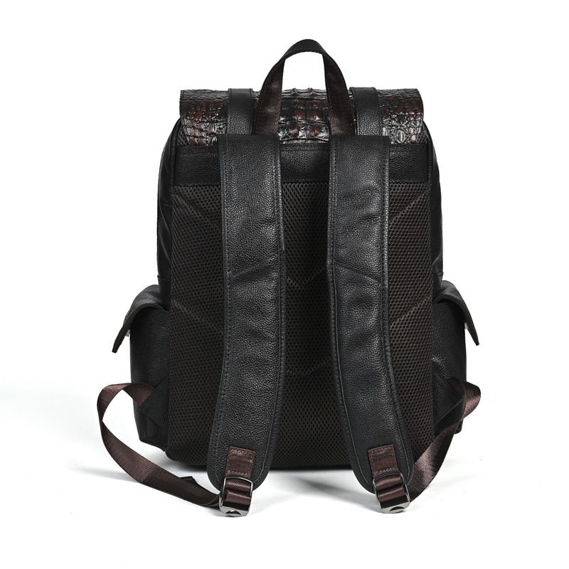 2026 新ファッションアリゲーターブランド天然牛革本革メン - Genuine Leather Backpack のレビューと価格