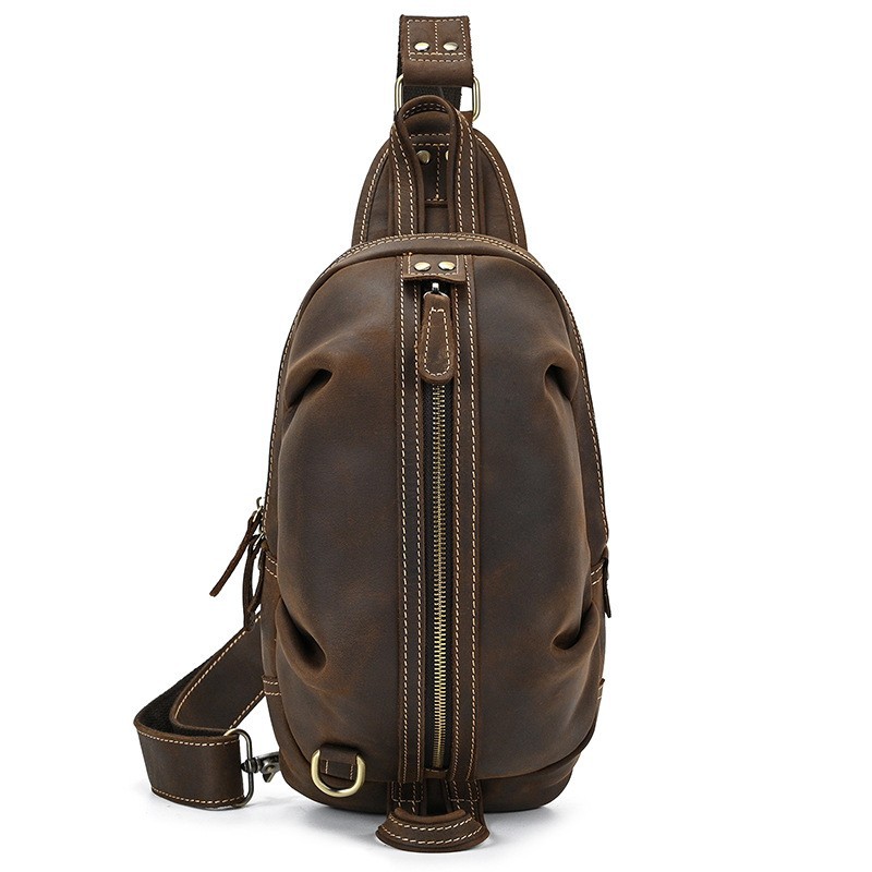 男性用本革ショルダーバッグ,多機能ショルダーバッグ,アウトド - Genuine Leather Backpack のレビューと価格