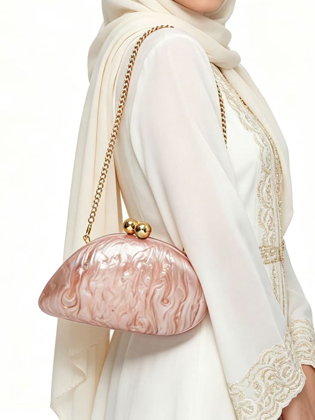2026年春夏新作　人気沸騰中　不規則アクリルシェルイブニン - Luxury Bags For Summer のレビューと価格