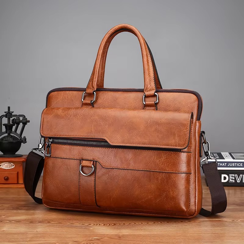 高級ブランドの男性ハンドバッグ革男ブリーフケースラップトップ - Luxury Bags That Fit Laptop のレビューと価格