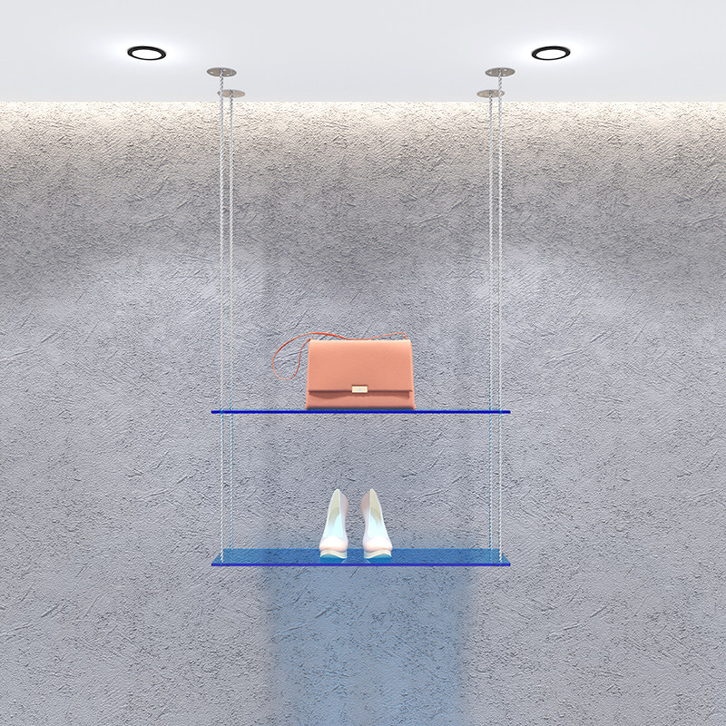 壁掛け式多層ステンレス製高級靴屋の靴棚バッグ、衣料品店のウィ - Luxury Bags In Store のレビューと価格